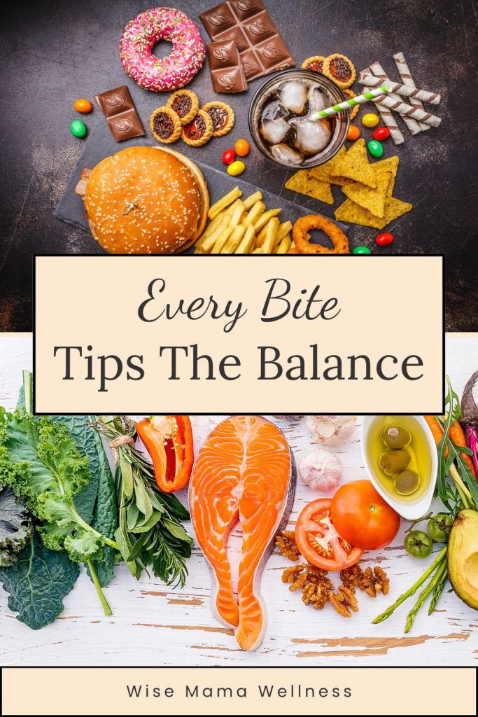 Side-by-side image comparing processed foods with nutrient-dense traditional foods, showing how every bite affects tooth remineralization.